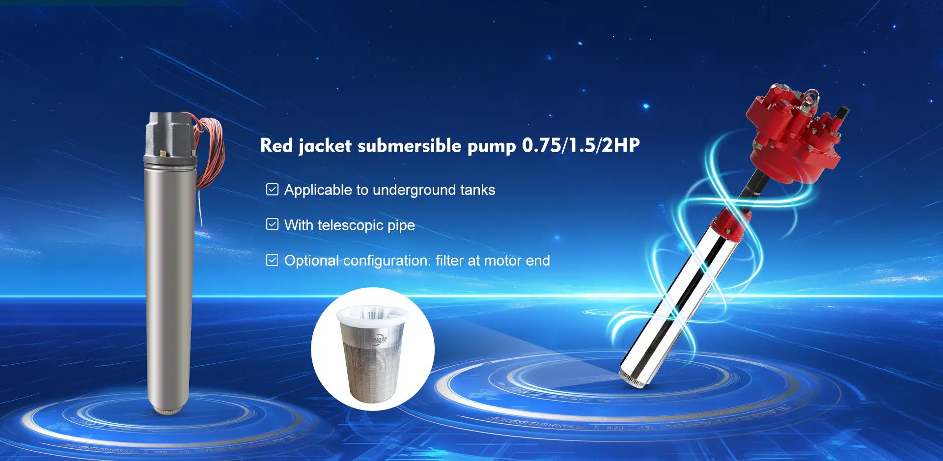 Red Jacket Submersible Pump Head Factory